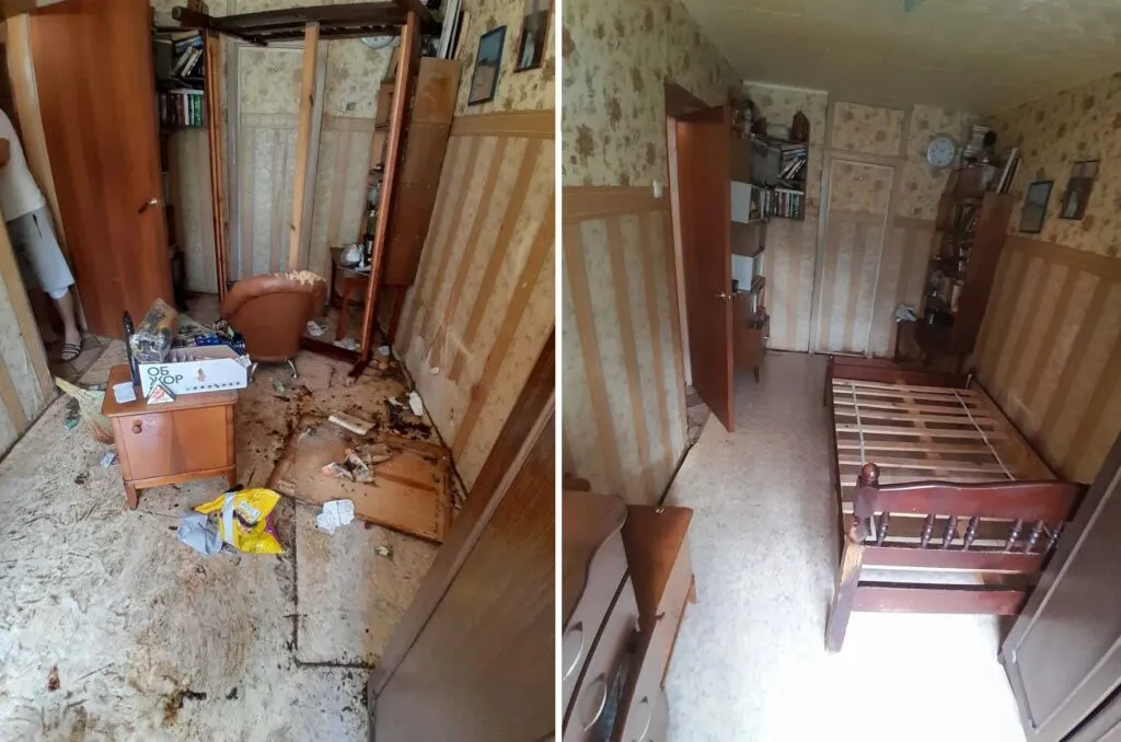 уборка в квартире после смерти